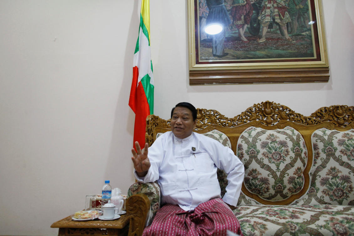 Khin Yi, a retired brigadier general and former police chief, is tipped to take powerful role of speaker of Myanmar’s parliament. (Reuters)