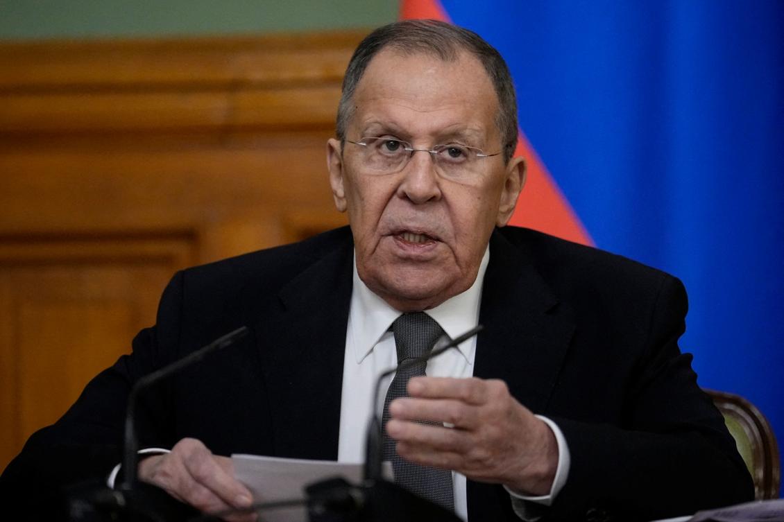 Moscow is in no hurry to reach a deal to end the war in Ukraine, Foreign Minister Sergei Lavrov suggested in comments to state media. (AFP file photo)