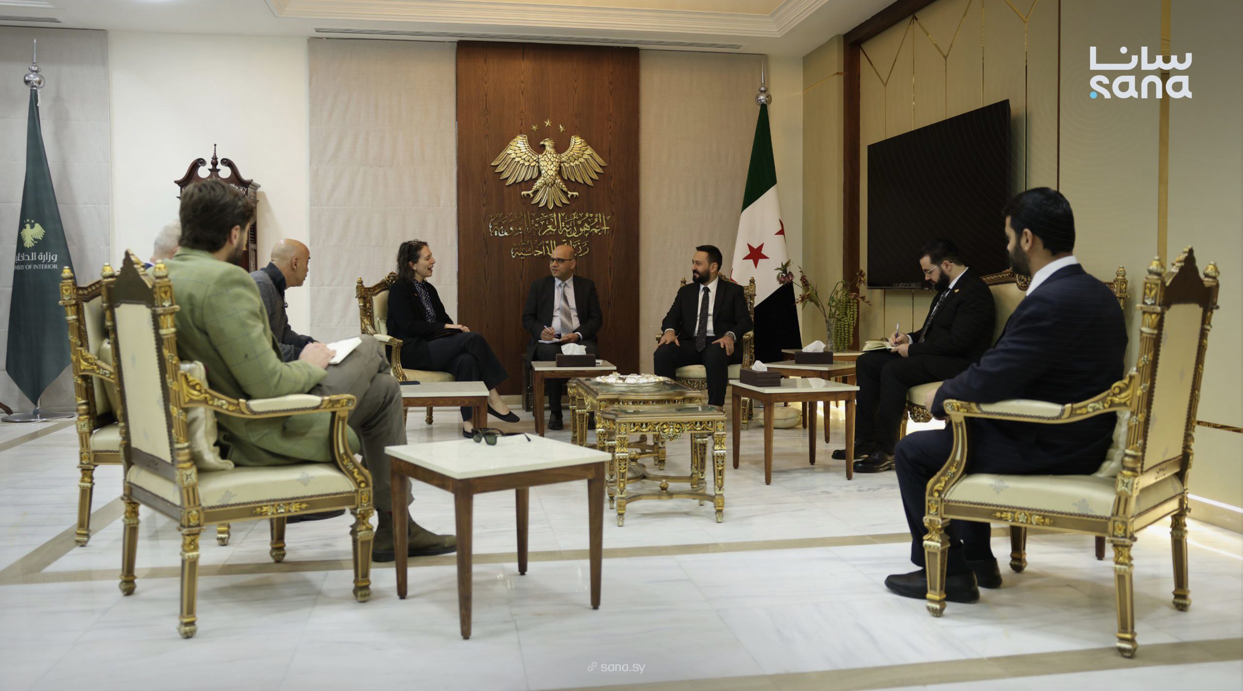 The meeting in Damascus focused on counterterrorism and support for the Syrian security sector. (SANA)