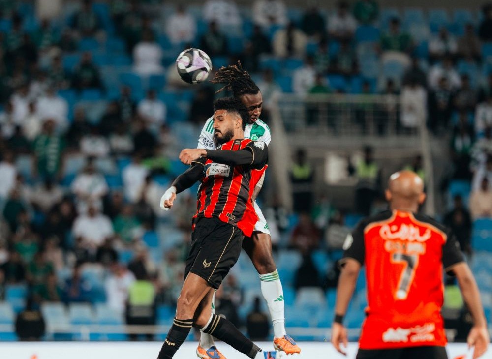 Al-Ahli did enough to secure a clean sheet and grind out a 1-0 victory to move top on 59 points — one ahead of Al-Nassr. (X/@ALAHLI_FCEN)