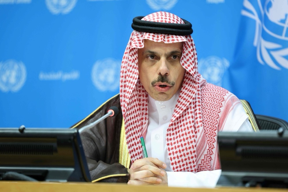 Saudi Foreign Minister Prince Faisal bin Farhan. (AFP/File)