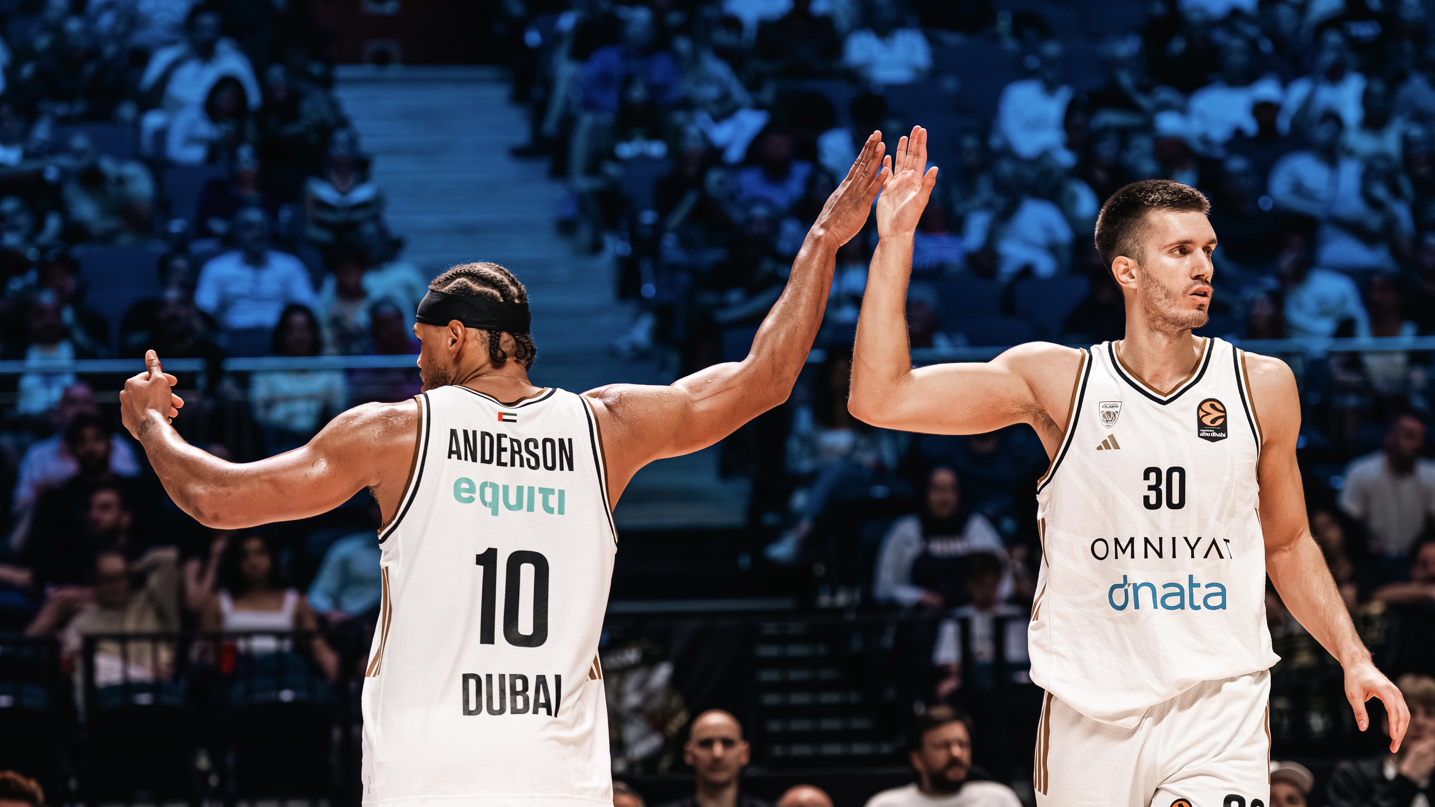 The “Basket for Basket” initiative took place during the Dubai Basketball’s 96-85 EuroLeague victory over LDLC ASVEL. (Supplied)