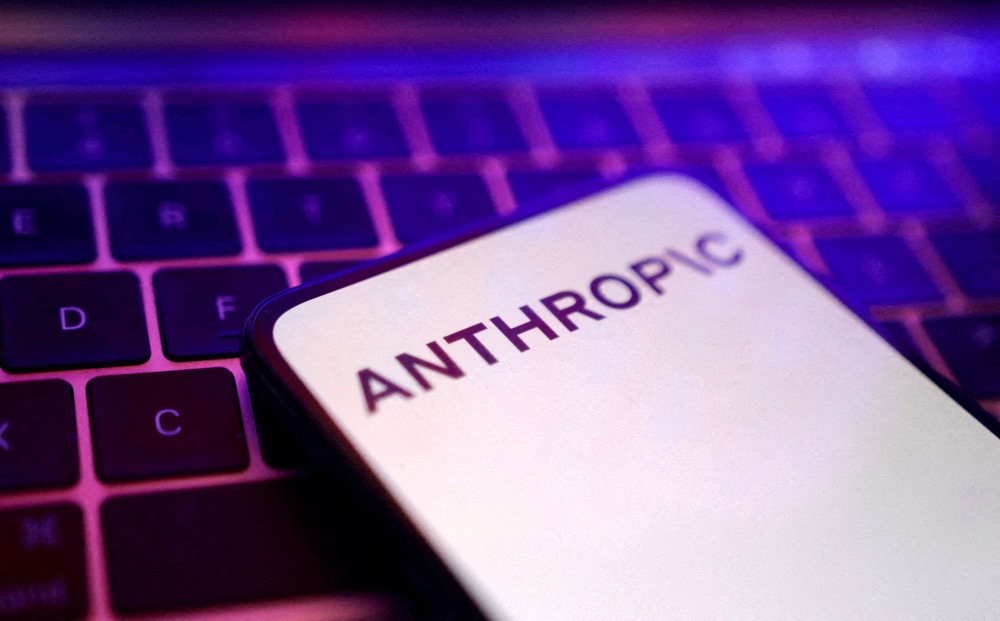 Anthropic logo. (Reuters/File)