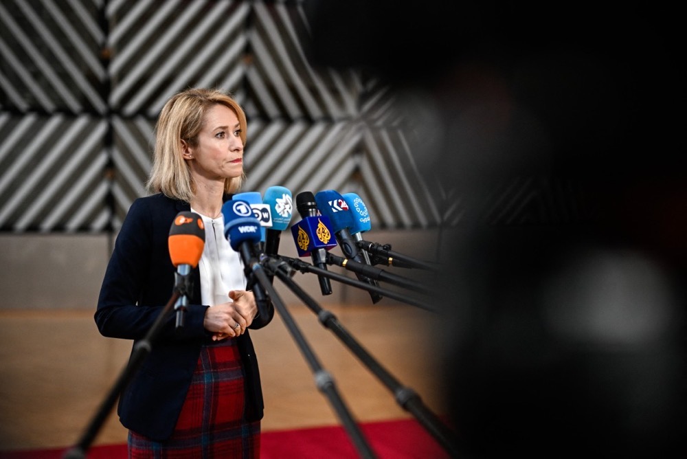 Kaja Kallas. (AFP/File)
