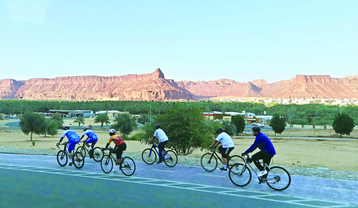 Cycling tracks in AlUla have witnessed increased turnout from various age groups seeking to engage in physical activity at suitable times during the blessed month. (SPA/Supplied)