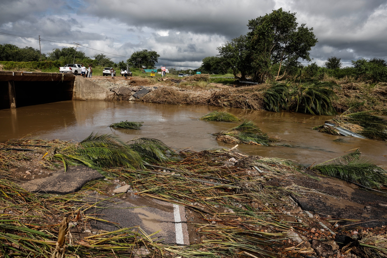 Climate-driven disasters like the flooding in Southern Africa raise fundamental questions about global responsibility (File/AFP)