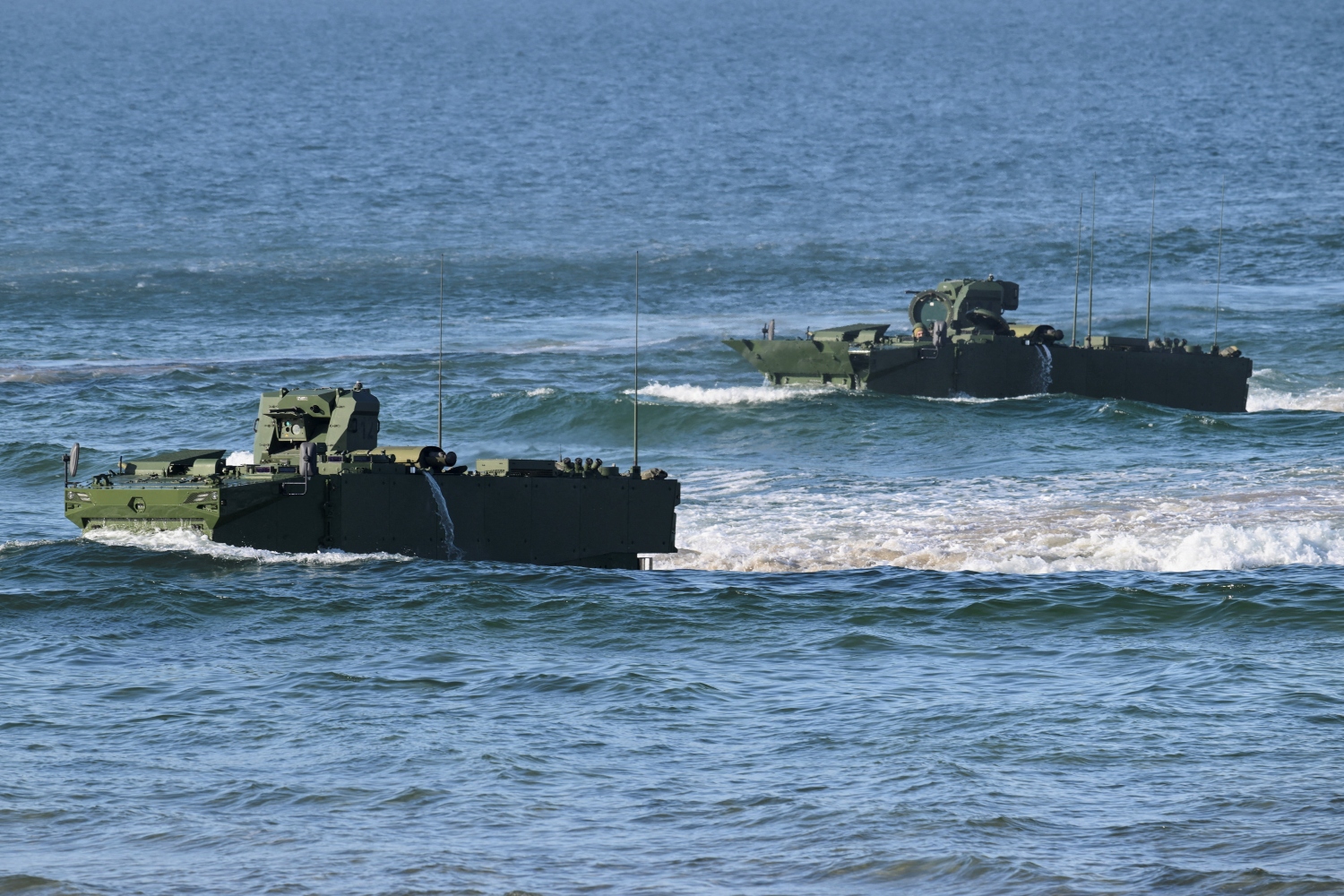 This is the first large-scale NATO training event since 2013 in which there is no significant US military presence (File/AFP)