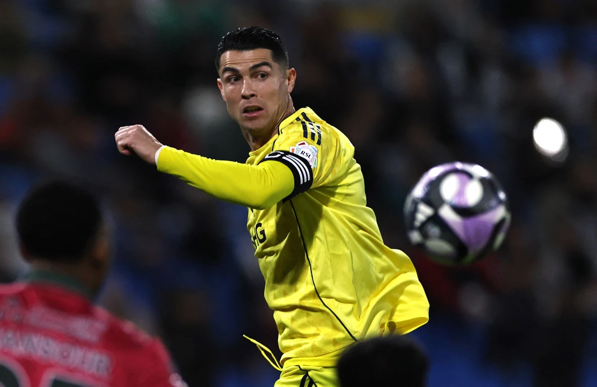 Al-Nassr’s Cristiano Ronaldo in action in the Saudi Pro League. (Reuters)