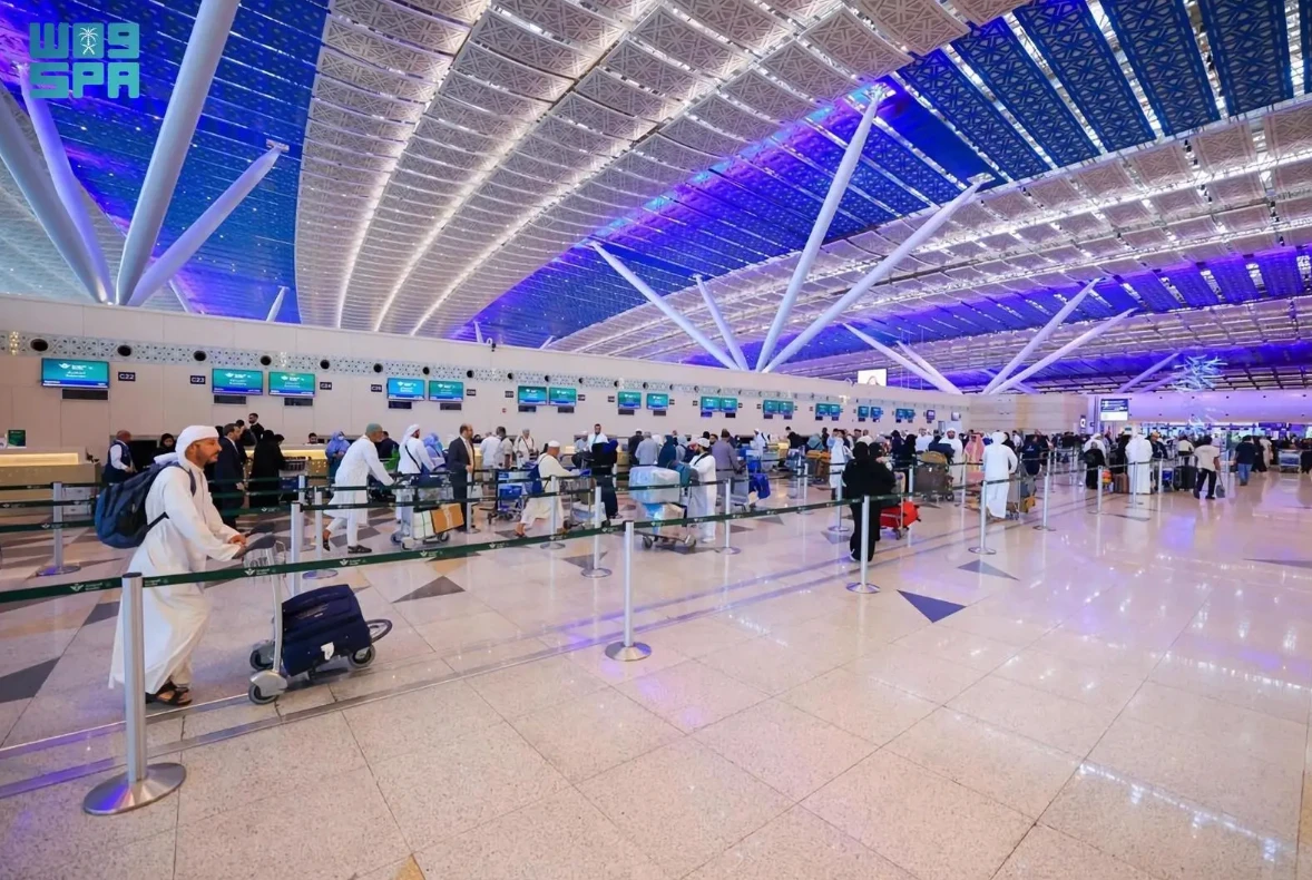 The airport recorded its busiest operational week from Jan. 11 to 17, serving 1.28 million travelers. SPA.