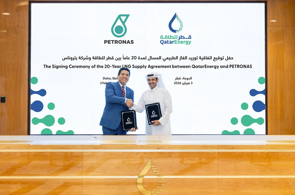 The agreement was signed by Saad Sherida Al-Kaabi, the minister of state for energy affairs as well as president and CEO of QatarEnergy, and YM Tan Sri Tengku Muhammad Taufik Tengku Kamadjaja Aziz, the president and group CEO of Petronas. QatarEnergy