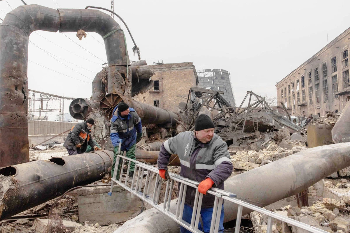 Recent Russian strikes on Ukraine's power infrastructure have disrupted light, heating and water supplies to millions across the country as temperatures plummet well below freezing, leaving the war-battered country facing a fresh humanitarian crisis. (AFP)