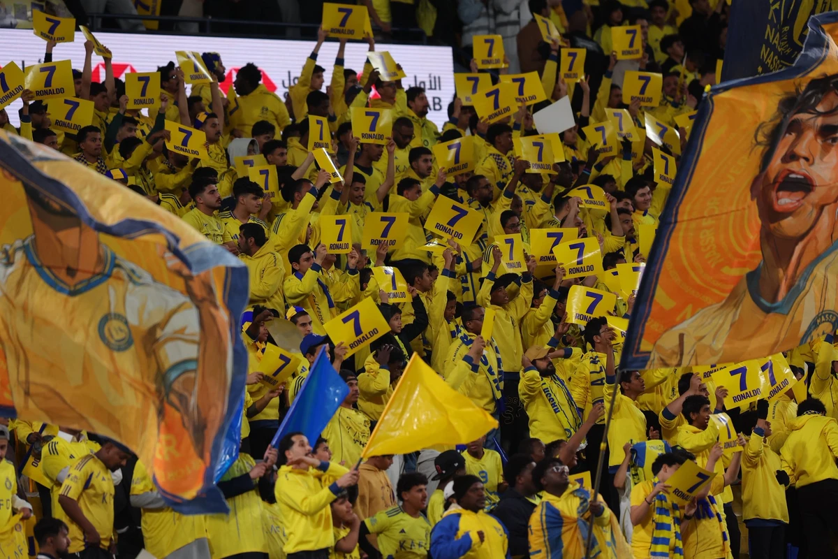 Ronaldo chants echoed around the stadium as fans showed support for their captain, who was absent amid reports of discontent following Al-Nassr’s subdued transfer window. (X/@AlNassrFC_EN)