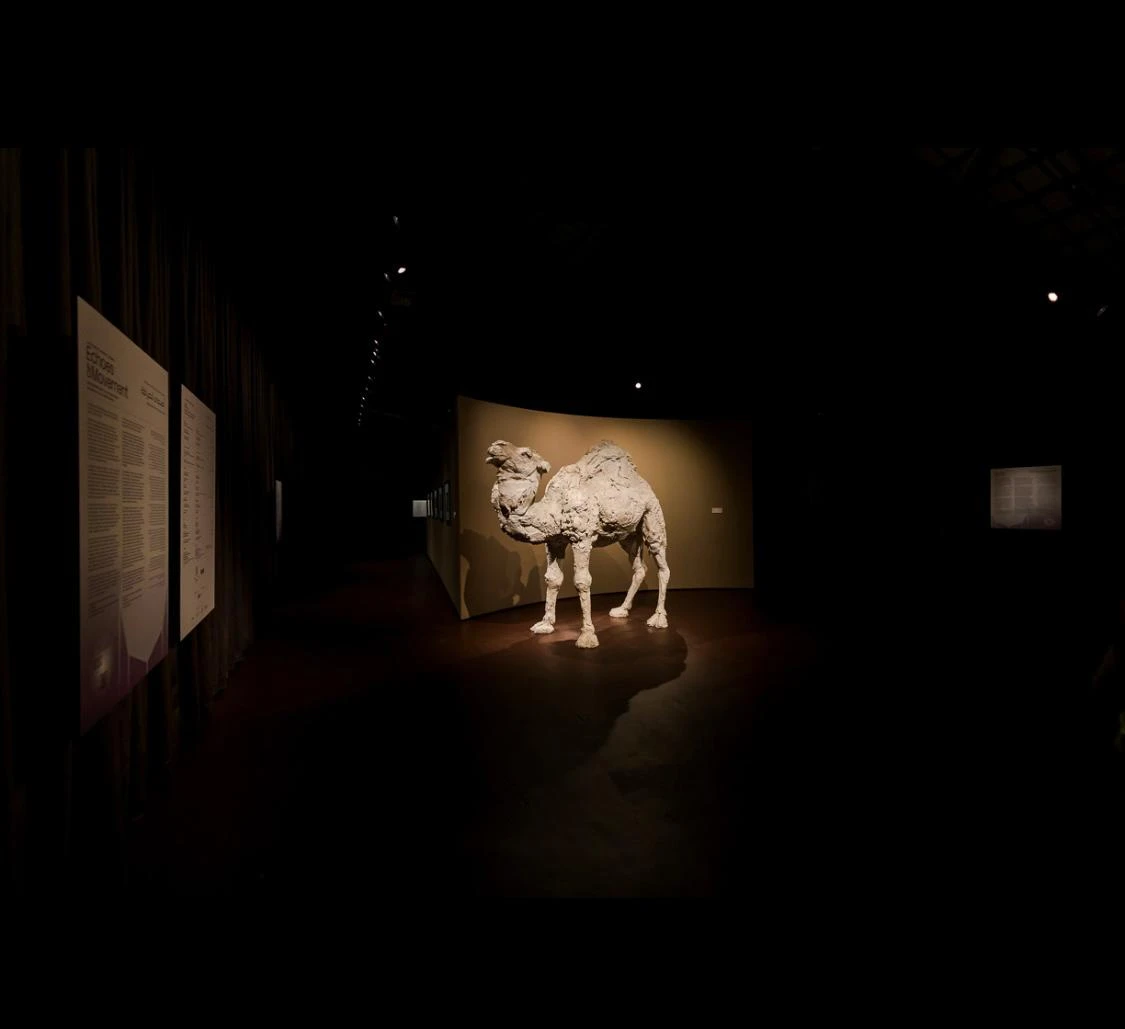 The exhibition, which runs until Feb. 12, is conceived as a space for cultural dialogue between Italy and Saudi Arabia, bringing contemporary artistic practices into conversation through the theme of movement. (Supplied)