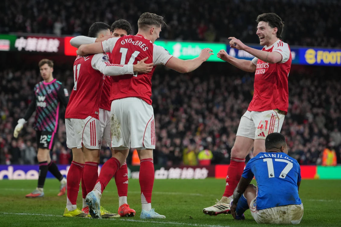 Arsenal go nine points clear, Man Utd win again under Carrick