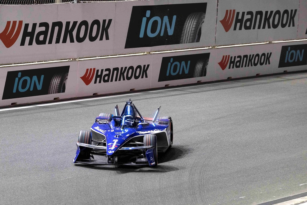 Maserati MSG Racing in action during the Jeddah City ePrix in 2024. (DPPI)