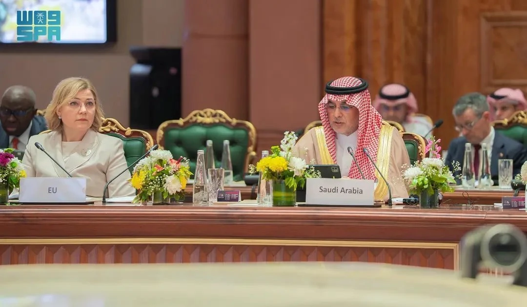 SDAIA president Abdullah Al-Ghamdi at AI Impact Summit 2026 in New Delhi. (SPA)