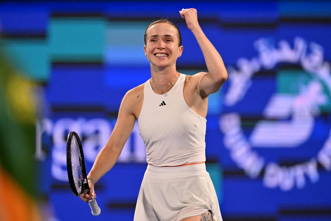 Ukraine’s Elina Svitolina kept up her recent winning run against Coco Gauff. (AFP)