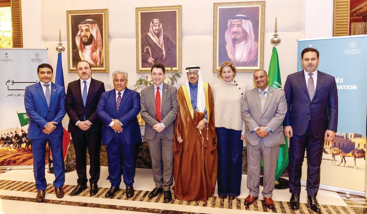 The event was attended by French officials, diplomats, and prominent cultural figures. (SPA)