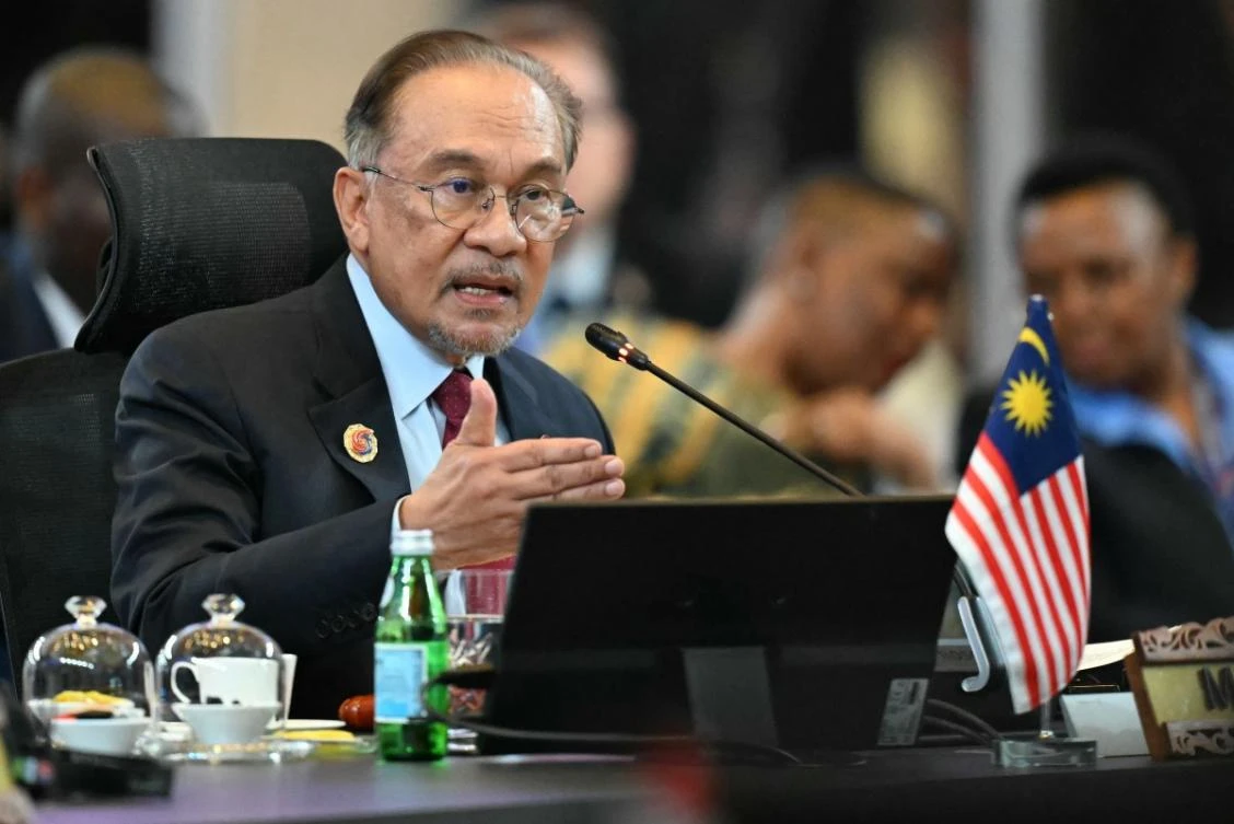 Malaysia's Prime Minister Anwar Ibrahim. (File/AFP)