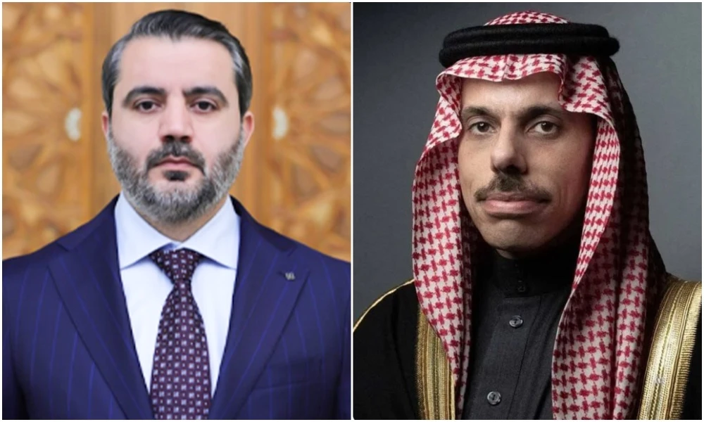 Syria’s foreign minister, Asaad Al-Shaibani, called Saudi foreign minister, Prince Faisal bin Farhan, on Monday. (SANA)