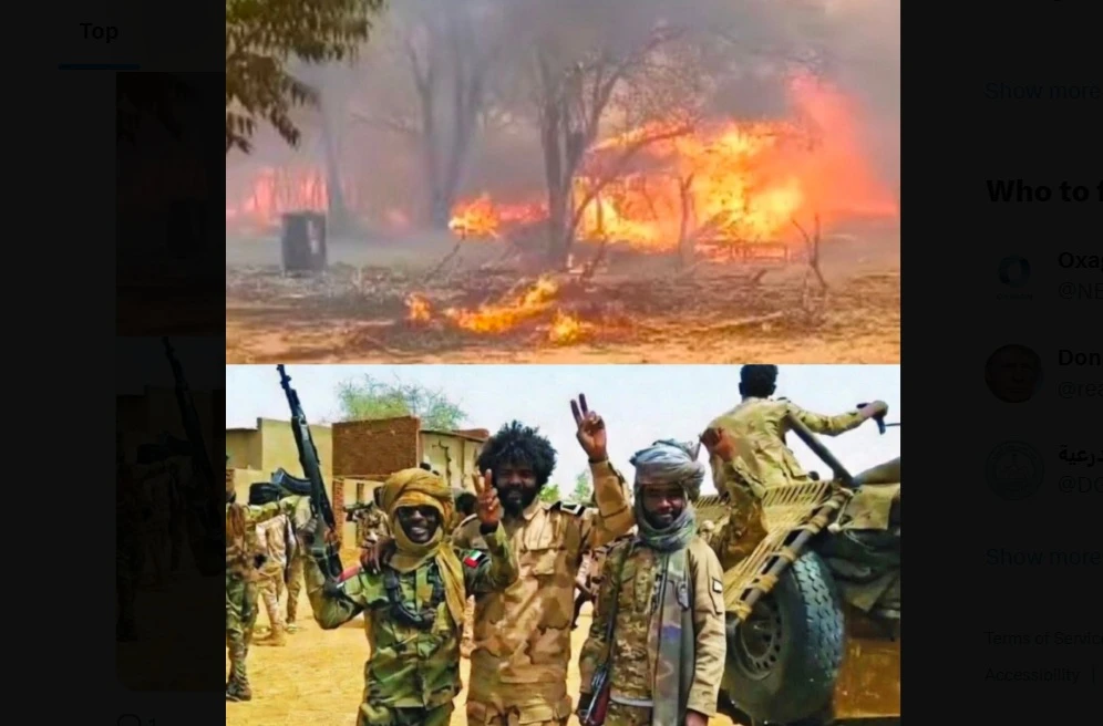 An attack by Sudanese paramilitary forces on a stronghold of a Darfur tribal leader left at least 28 people dead, a doctors group said Tuesday, the latest in a devastating war with no resolution in sight. (X/@TheSaudi_post)