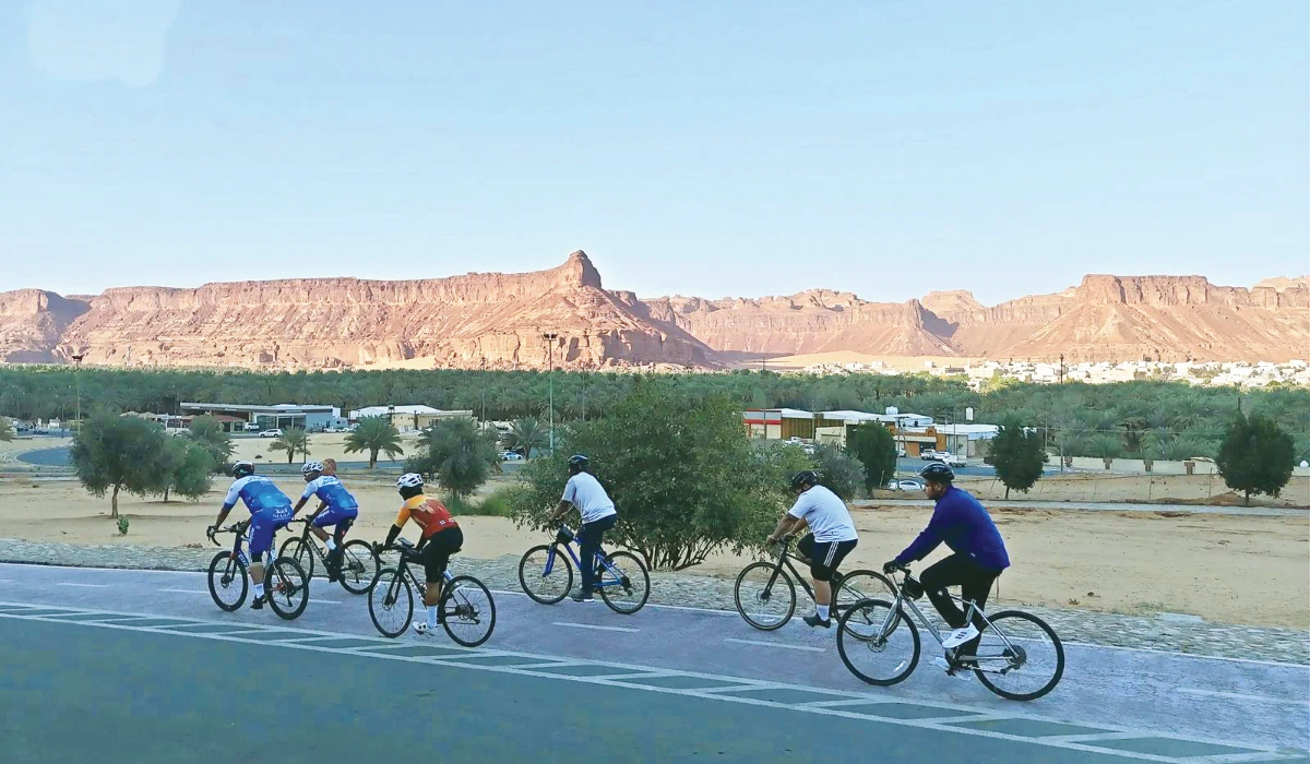 Cycling tracks in AlUla have witnessed increased turnout from various age groups seeking to engage in physical activity at suitable times during the blessed month. (SPA/Supplied)