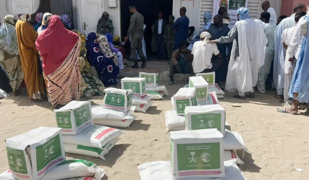 KSrelief distributes 3,848 food baskets in Mauritania