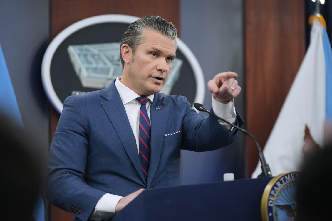 Katz thanked Hegseth for extensive US assistance in defending Israeli citizens against the Iranian missile threat, it said. (AP)