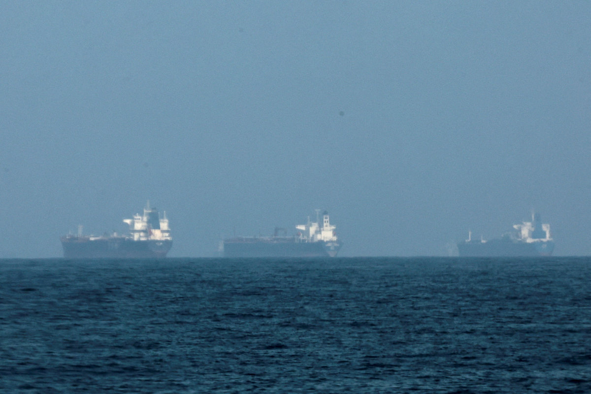 Oil tankers are seen off the coast of Fujairah, as Iran vows to fire on ships transiting the Strait of Hormuz, amid the US-Israel conflict with Iran, in Fujairah, United Arab Emirates, on March 3, 2026. (REUTERS)