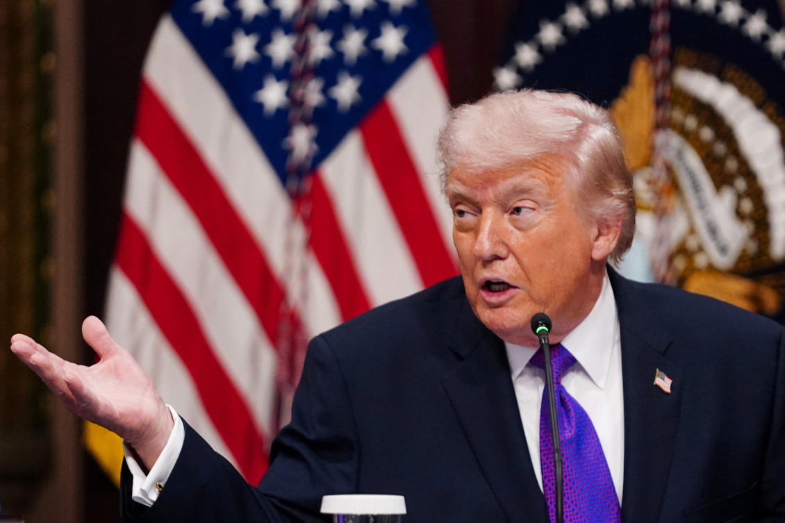 President Donald Trump also indicated he is keen to see Iran’s leadership structure removed and that “we want to go in and clean out everything” quickly. (Reuters)