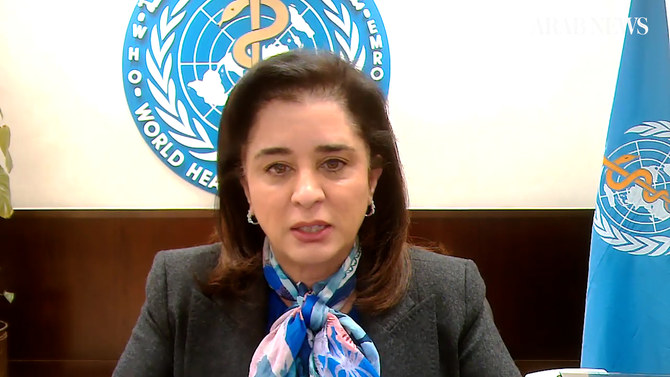 Dr. Hanan Balkhy, the WHO’s regional director for the Eastern Mediterranean, said disruption of humanitarian health supply chains was an immediate concern amid the conflict. (AN Photo)