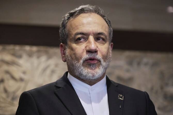 Iranian Foreign Minister Abbas Araghchi says he is in contact with Saudi officials as the conflict continues. (AFP/File)