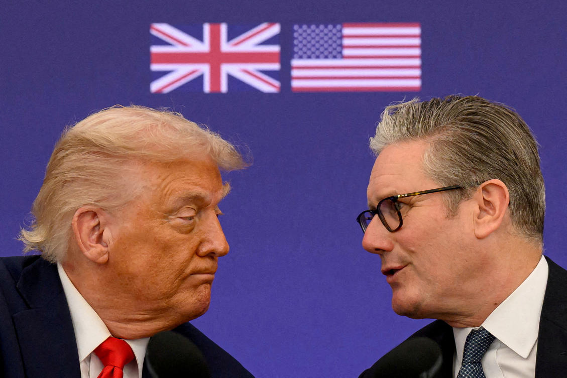 US President Donald Trump and British Prime Minister Keir Starmer. (Reuters/File Photo)