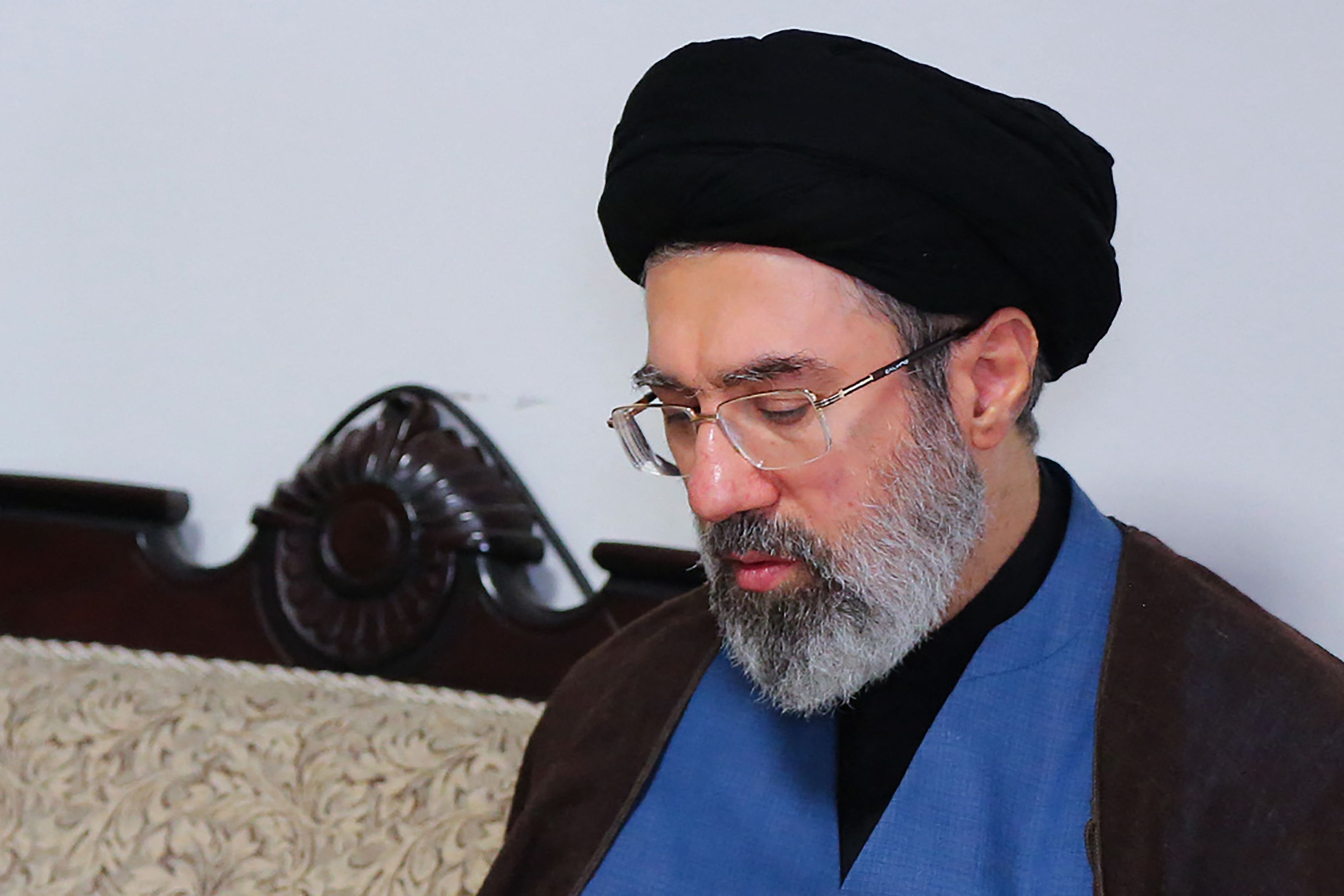 Iran’s Assembly of Experts announces Mojtaba Khamenei as new supreme leader on March 8, 2026. (AFP/Khamenei.ir)