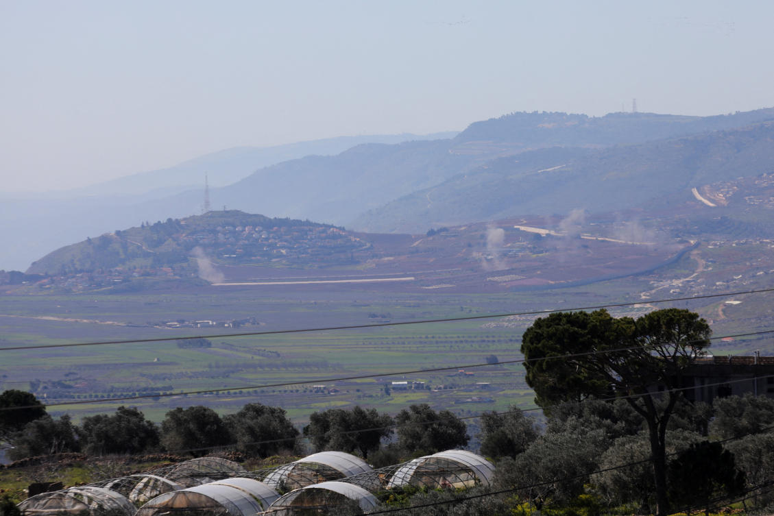 Smoke rises after Israeli strikes in Lebanon, following an escalation between Hezbollah and Israel amid the US-Israeli conflict with Iran, as seen from Marjayoun, Lebanon, March 9, 2026. (Reuters)