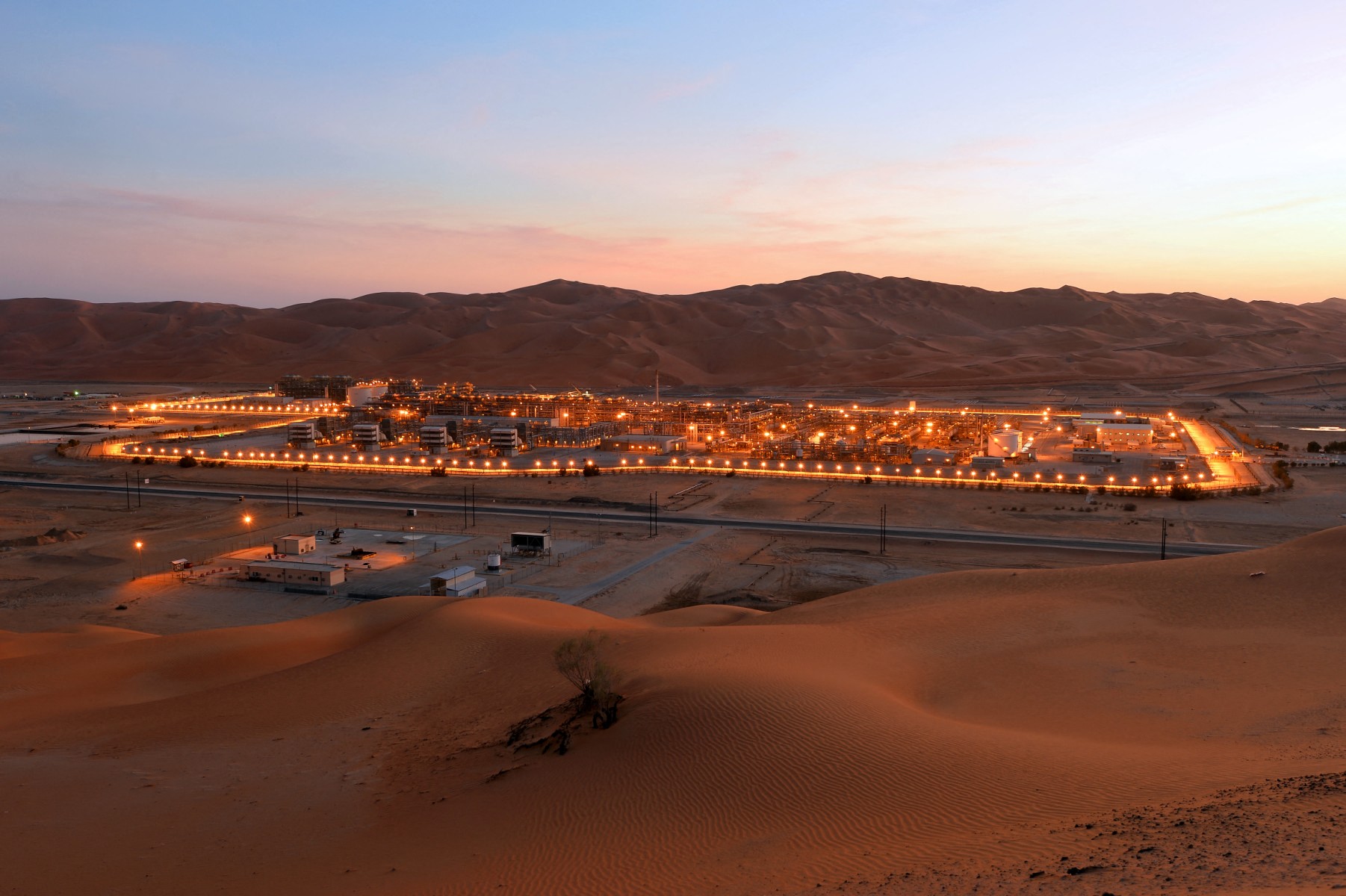 The Shaybah Oil Field can be seen in eastern Saudi Arabia. (File/AFP)