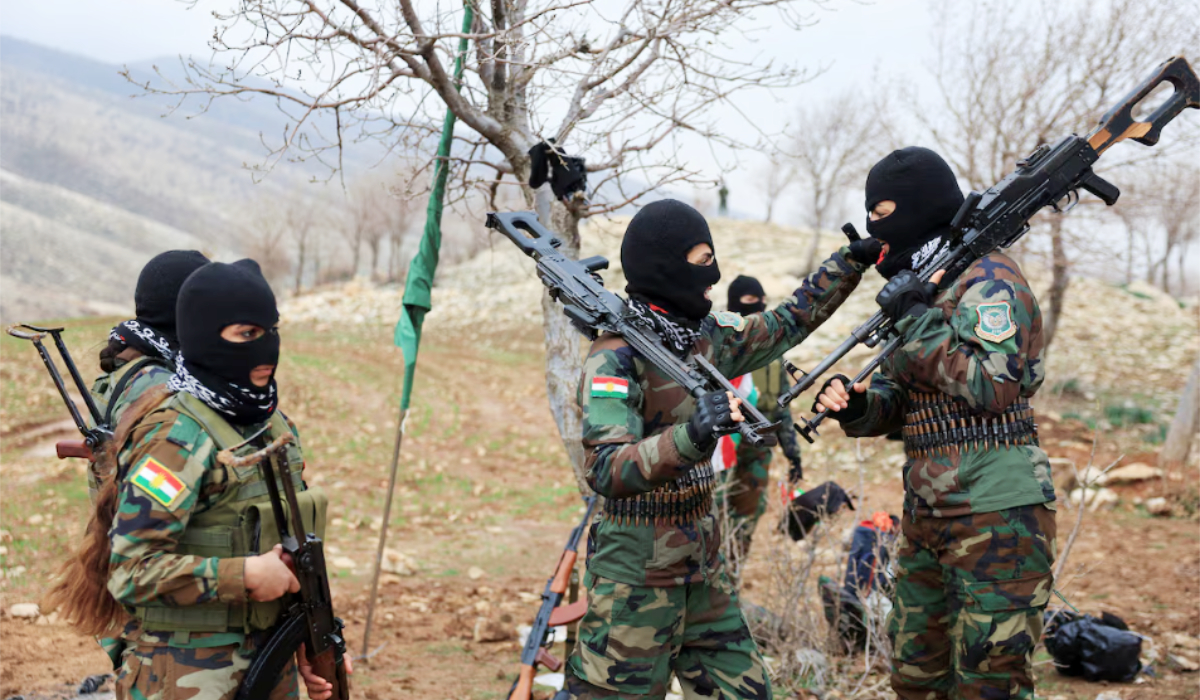 Kurd rebels have bases in the mountains of Iraq’s northern autonomous region. (Reuters)
