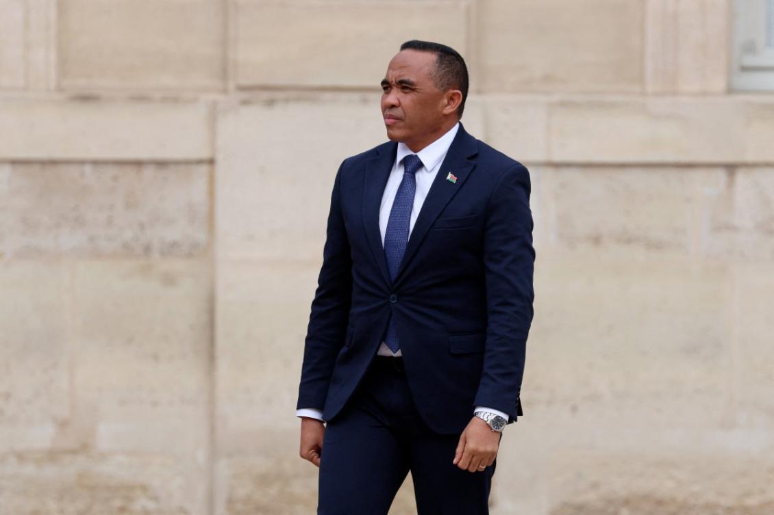 Madagascar’s leader, Col. Michael Randrianirina, sacked his prime minister and dissolved the cabinet he appointed soon after seizing power following youth-led protests five months ago. (AFP file photo)