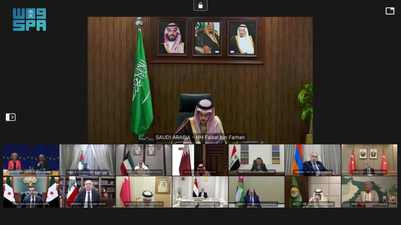 The leaders condemned the “cowardly attacks” that have affected several countries. (SPA)