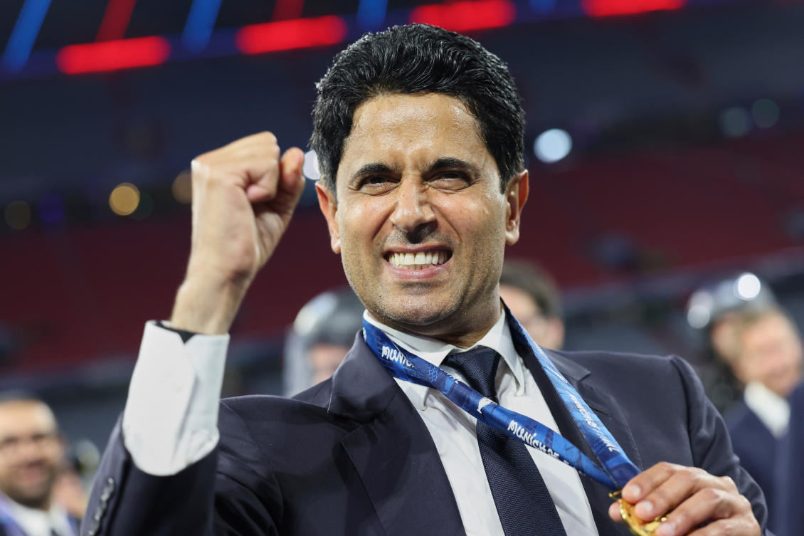 PSG President Nasser Al-Khelaifi. (AP/File)