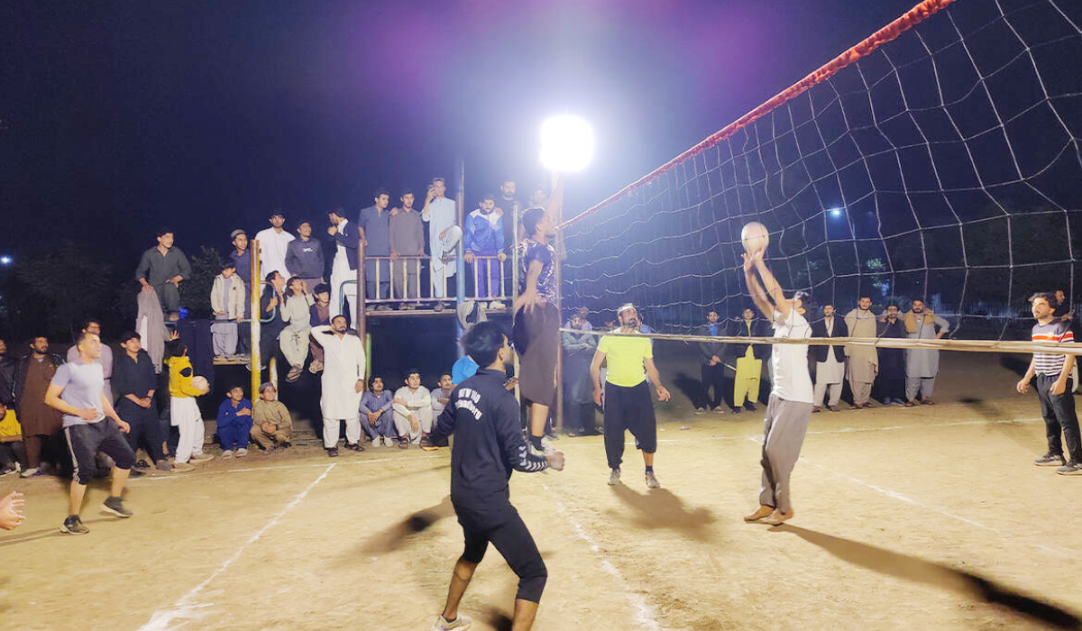 Volleyball, one of the cheapest team sports, has long been popular in Pakistani towns and villages. (AN photo)