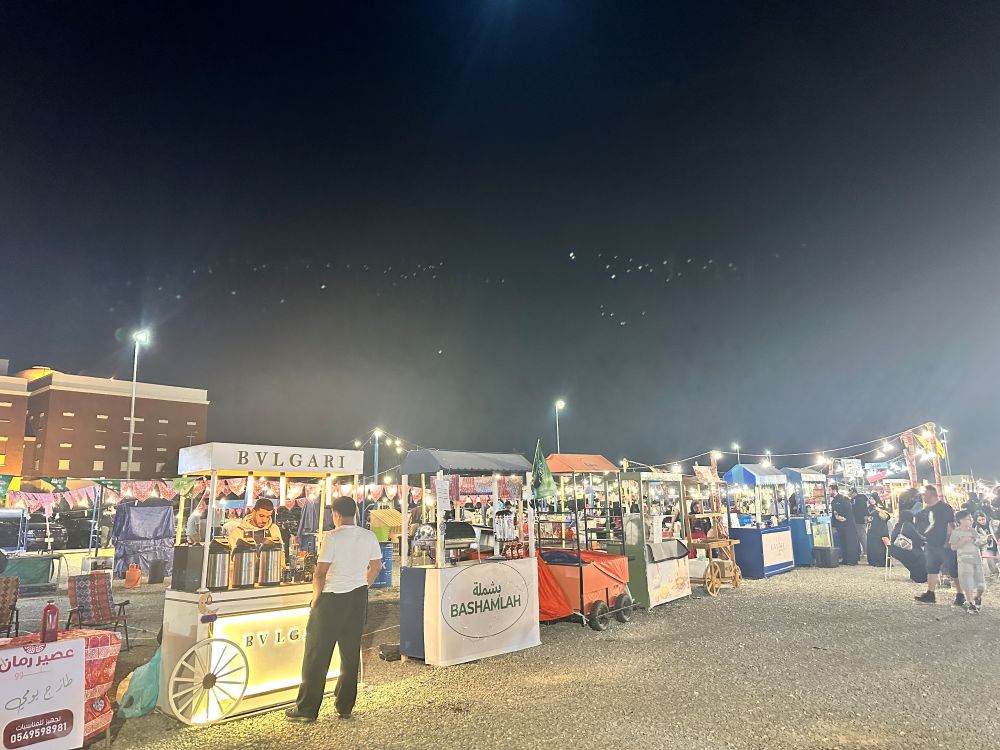 During Ramadan, neighborhoods and house entrances, in Jeddah, are decorated with bastat (street stalls) that recall the charm of traditional markets and the authentic character of Hijazi culture. (AN Photo/Nada Hameed)