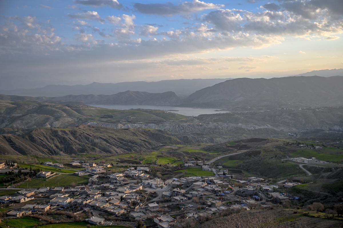 A general view shows the Dukan dam in Sulaimaniyah in Iraq's northern Kurdistan region on March 11, 2026. (FILE/AFP)