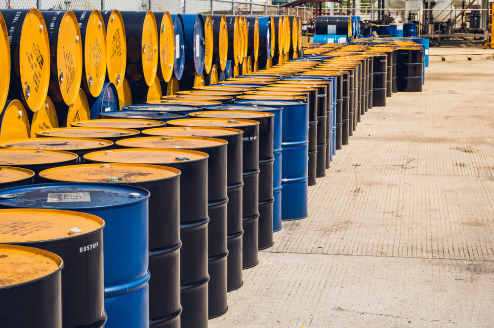 Global supply is expected to drop by 8 million barrels per day in March. Shutterstock