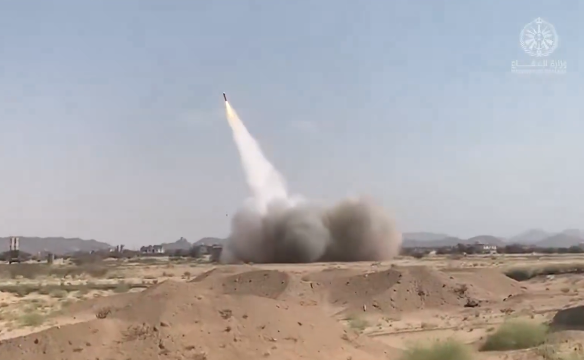 Saudi Arabia said drone attacks had targeted the Diplomatic Quarter in Riyadh and Shaybah oil field. (Saudi MOD screengrab)