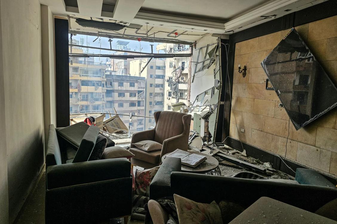 Israel sent ground troops into border areas and issued evacuation warnings that have displaced hundreds of thousands of people in response to Hezbollah’s attacks. (AFP)