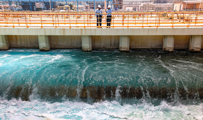 A desalination plant in eastern Saudi Arabia. (AFP)