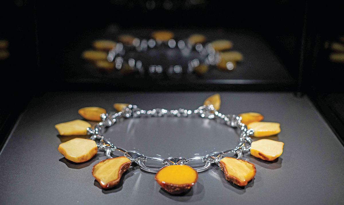 Polish designers give ancient amber a modern twist
