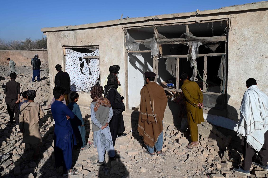 The World Food Programme (WFP)said Sunday that it has started delivering “life-saving food” to over 20,000 Afghan families displaced by the conflict with Pakistan, warning “further instability will push millions into hunger.” (AFP)