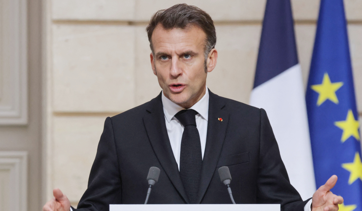 France's President Emmanuel Macron. (AFP)